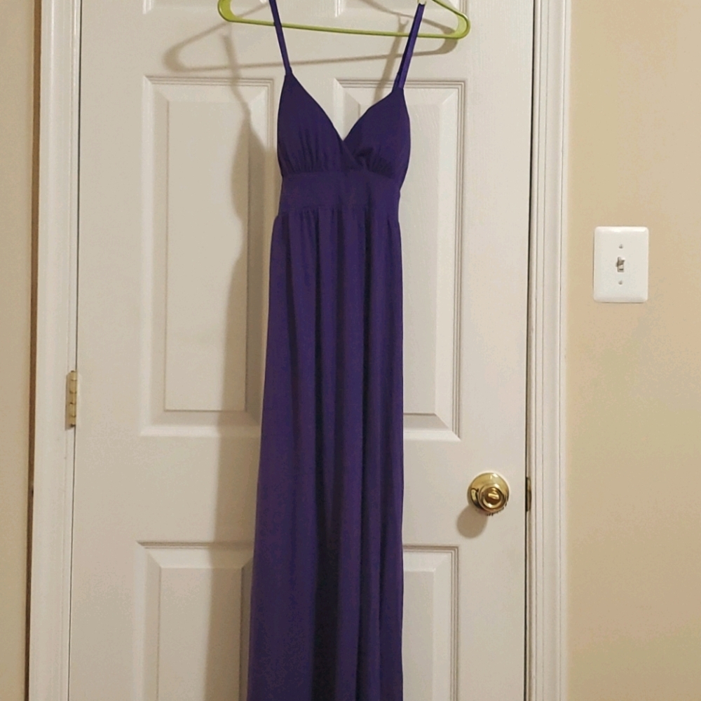 Purple maxi dress